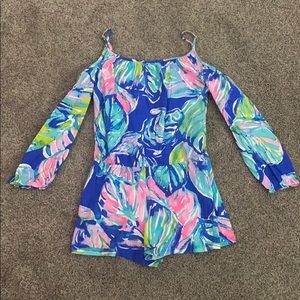 Lilly Pulitzer Kids Long Sleeve Romper